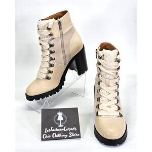 NWOB Frye and Co. Women's Beige Suede Rayner Hiker Casual Dress Boots Sz 7M 1772